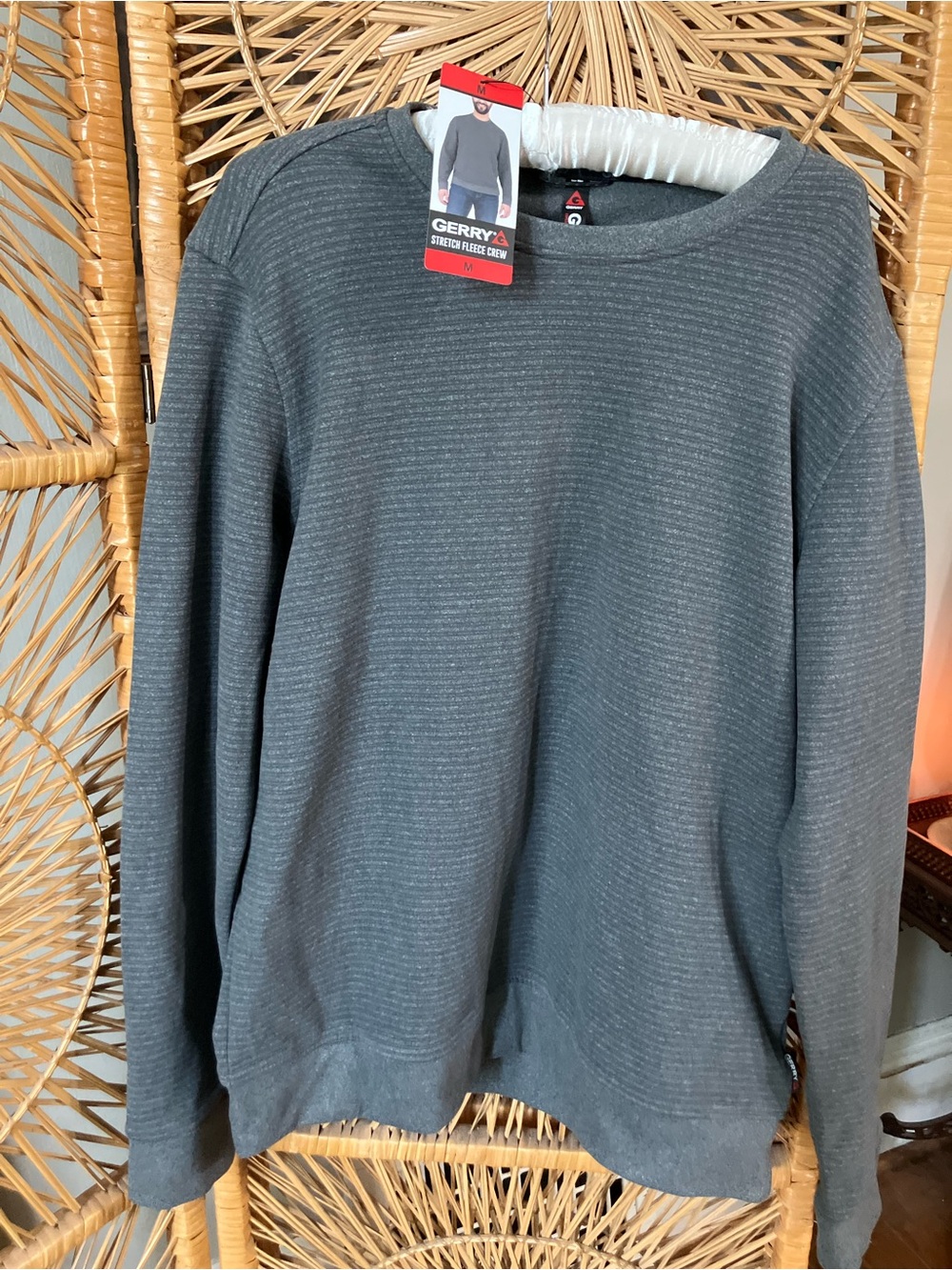 Gerry Weber mens Charcoal Crewneck Sweater